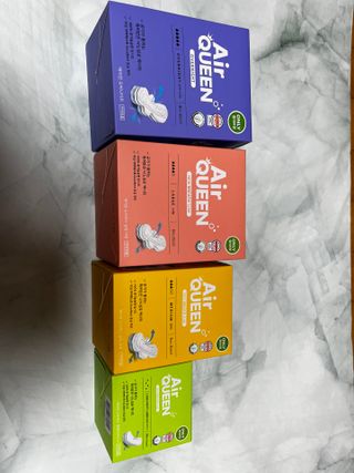 에어퀸 뉴브레스 유기농 생리대 4종 (팬티라이너 20P + 중형 10P + 대형 10P + 오버나이트 8P)_체험단 — 5점을 준 리뷰어가 2024년 8월 올린 사용 사진