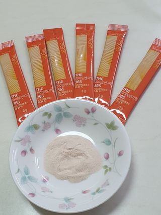 [닥터루템]맛있는 파인애플맛 과채효소 THE파이토엔자임365 1box (30포) — 4점을 준 리뷰어가 2022년 10월 올린 사용 사진