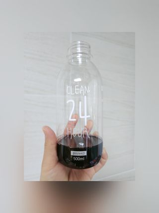 클린24시간 1BOX(5포) + 전용보틀(500ml) — 5점을 준 리뷰어가 2022년 10월 올린 사용 사진