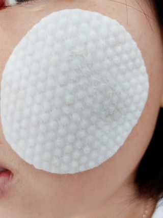 랑벨 비타 에너지 잡티 앰플 패드 65매 (투명하고 밝은 얼굴 광채패드) — 5점을 준 리뷰어가 2022년 6월 올린 사용 사진