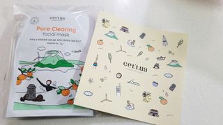 세뚜아(Cettua) 나우[세뚜아] 포어 클리어링 마스크 Cettua Pore Clearing facial mask 4매 — 5점을 준 리뷰어가 2024년 2월 올린 사용 사진