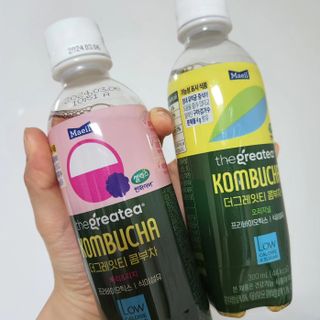 더그레잇티 콤부차 [매일유업] 더그레잇티 44kcal 콤부차 300ml *12개입 (오리지널 6개+베리리치 6개) — 4점을 준 리뷰어가 2023년 7월 올린 사용 사진