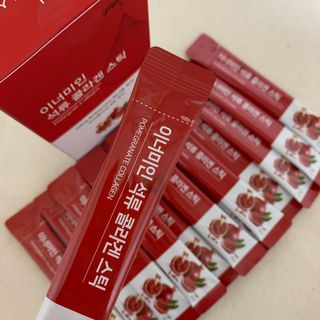 이너미인 석류 콜라겐 스틱 — 5점을 준 리뷰어가 2021년 1월 올린 사용 사진