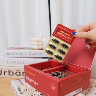트루헬퍼 홀인원 블러드큐어 혈행+혈압+콜레스테롤 한번에 1박스 1개월 — 5점을 준 리뷰어가 2023년 2월 올린 사용 사진