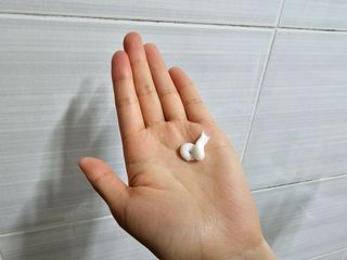 스킨큐어 산다화 울트라 젠틀 약산성 세안제 — 5점을 준 리뷰어가 2023년 3월 올린 사용 사진