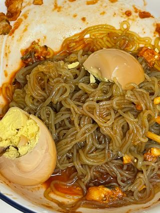 클린24시간 올리브발효곤약면 시원김치면 1세트-(3봉) — 2점을 준 리뷰어가 2024년 3월 올린 사용 사진