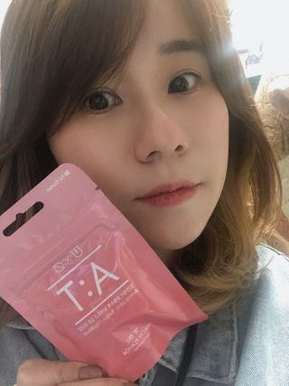 입 냄새 완화에 도움을 주는 에티켓 캔디 복숭아맛 앳캔디 — 5점을 준 리뷰어가 2020년 12월 올린 사용 사진