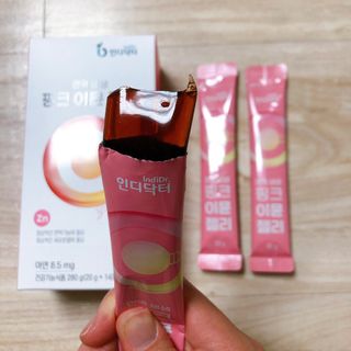 [인디닥터] 면역 생생 핑크 이뮨 젤리 — 4.5점을 준 리뷰어가 2022년 5월 올린 사용 사진