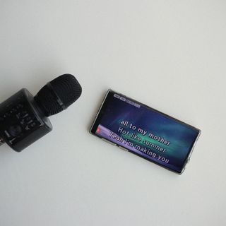 매직씽 노래방 어플리케이션 6개월 이용권 — 4점을 준 리뷰어가 2021년 9월 올린 사용 사진