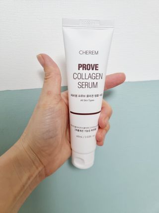 체르엠  프루브 콜라겐 앰플세럼 60ml 1병 — 5점을 준 리뷰어가 2022년 2월 올린 사용 사진