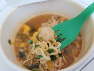 NISSIN 닛신 컵누들  4종 - 씨푸드오리지날, 씨푸드 스파이시, 씨푸드 커리, 씨푸드 XO소스 — 5점을 준 리뷰어가 2021년 11월 올린 사용 사진
