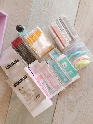 피비에스코리아 [오마이셀프] 셀프 속눈썹펌 키트 뷰러펌 파마 세트 — 5점을 준 리뷰어가 2021년 12월 올린 사용 사진
