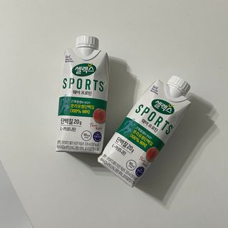 셀렉스스포츠 셀렉스 스포츠 웨이 프로틴 복숭아_ 330ml x 12팩 — 5점을 준 리뷰어가 2021년 11월 올린 사용 사진