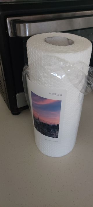 부직포나라 중금속유해물질ZERO 뜯어쓰는 주방 일회용수세미 60매 2매 — 4점을 준 리뷰어가 2022년 11월 올린 사용 사진