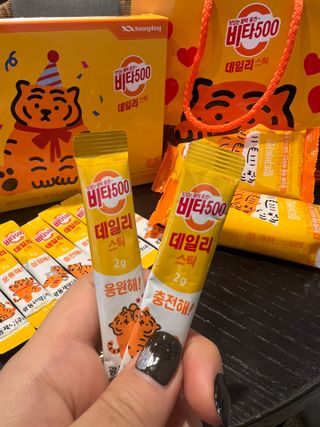 광동생활건강 [광동] 비타 500 데일리 스틱 VB, VC를 함유한 멀티비타민 30포+30포 — 5점을 준 리뷰어가 2022년 10월 올린 사용 사진