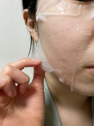 세뚜아(Cettua) [세뚜아] 포어 클리어링 마스크 Cettua Pore Clearing facial mask 5매 — 4점을 준 리뷰어가 2024년 2월 올린 사용 사진
