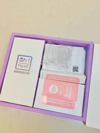 피비에스코리아 [오마이셀프] 셀프 속눈썹펌 키트 뷰러펌 파마 세트 — 4점을 준 리뷰어가 2021년 11월 올린 사용 사진