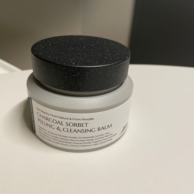 차콜 소르베 필링 앤 클렌징 밤 리뷰 사진