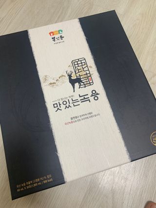 [몸엔용] 과일을 넣어 국산녹용을 맛있게 60ml x 30포 — 5점을 준 리뷰어가 2021년 6월 올린 사용 사진