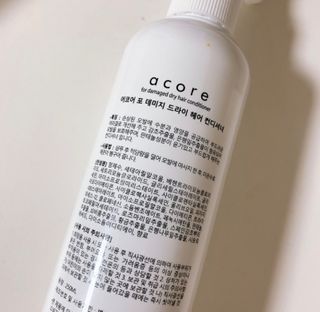 어코어 데미지케어 컨디셔너 — 5점을 준 리뷰어가 2021년 2월 올린 사용 사진