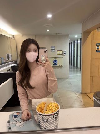 끌린에르 스포츠 귀편한 새부리형 마스크 (뉴컬러포함) — 5점을 준 리뷰어가 2022년 5월 올린 사용 사진
