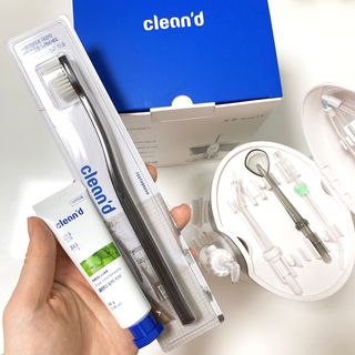 주식회사 클린디 [클린디] 양치 후 남은 이물질, 물치실로 완벽 제거 🦷 구강세정기 세트 [맞춤 칫솔 + 치약 포함] — 5점을 준 리뷰어가 2021년 12월 올린 사용 사진