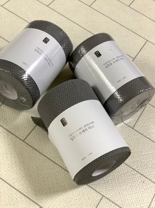 [생활공작소] 일회용 수세미 미니_그레이 60매 x 3입 — 5점을 준 리뷰어가 2021년 2월 올린 사용 사진
