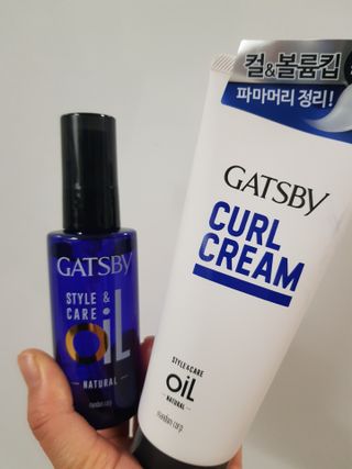 [갸스비] 곱슬 머리부터 파마까지 남자의 컬을 위한 갸스비 컬크림 — 5점을 준 리뷰어가 2021년 5월 올린 사용 사진
