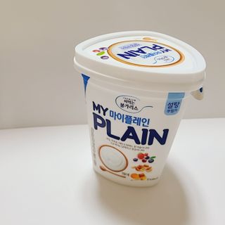 떠먹는불가리스 마이플레인 요거트 435g 6개입 — 5점을 준 리뷰어가 2021년 2월 올린 사용 사진