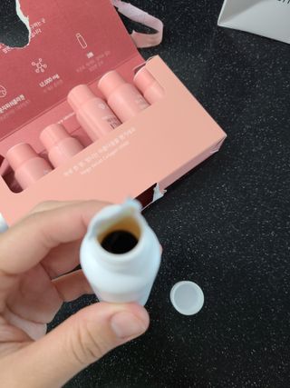 랩앤뷰티 메가 벨벳 콜라겐 12000 — 5점을 준 리뷰어가 2021년 5월 올린 사용 사진
