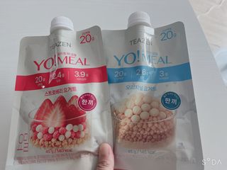 [티젠] 요밀 오리지널 요거트 & 티젠 요밀 스트로베리 요거트 — 4점을 준 리뷰어가 2025년 9월 올린 사용 사진