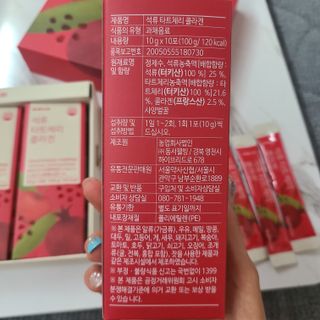 서울약사신협_석류 타트체리 콜라겐_10g x 30포 — 5점을 준 리뷰어가 2021년 7월 올린 사용 사진