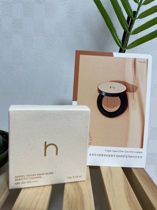 하멜 비건 아쿠아 글로우 제로핏 쿠션 — 5점을 준 리뷰어가 2022년 8월 올린 사용 사진