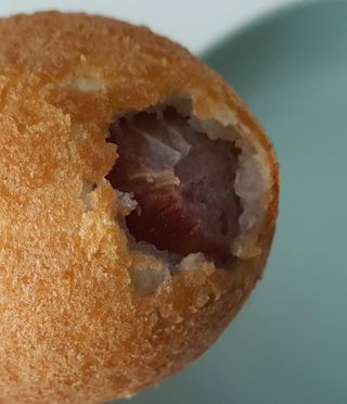 오마뎅 한우핫도그 — 5점을 준 리뷰어가 2021년 5월 올린 사용 사진