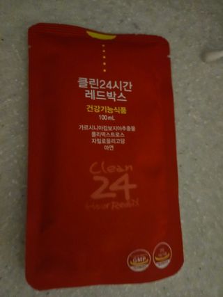 클린24시간 레드박스 1BOX(5포) + 전용보틀(500ml) — 5점을 준 리뷰어가 2024년 1월 올린 사용 사진