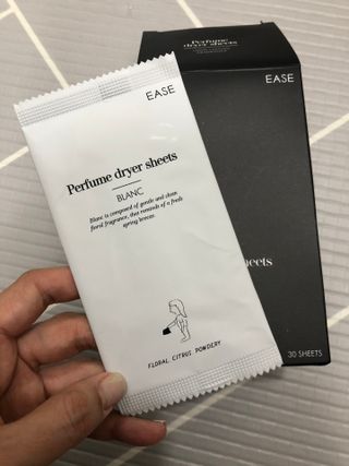 [이즈라이프코스메틱] 퍼퓸 드라이어 시트 히노끼향  or 블랑향 2중 택1 30매 — 4.5점을 준 리뷰어가 2021년 6월 올린 사용 사진