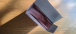 애니가드키즈 새부리형  소형L 5컬러 각 10매입 [크리미베이지, 코튼핑크, 블루레이크, 페일로즈, 민트그린] — 4.5점을 준 리뷰어가 2022년 2월 올린 사용 사진