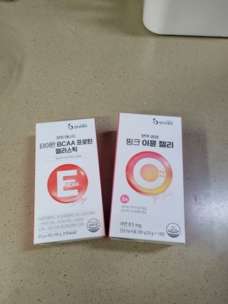 인디닥터 면역 생생 핑크 이뮨 젤리 + 타이탄 BCAA 프로틴 젤리스틱 — 5점을 준 리뷰어가 2022년 5월 올린 사용 사진