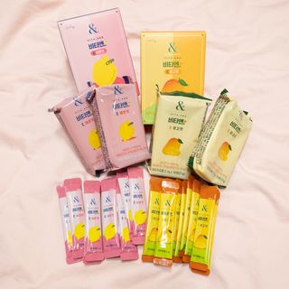 비타앤C 레몬맛, 망고맛 — 5점을 준 리뷰어가 2021년 4월 올린 사용 사진