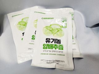 참앤들황토농원 국내산 유기농 양배추를 그대로 담은,  유기농 양배추즙  80ml X 30포 1박스 — 4점을 준 리뷰어가 2023년 4월 올린 사용 사진