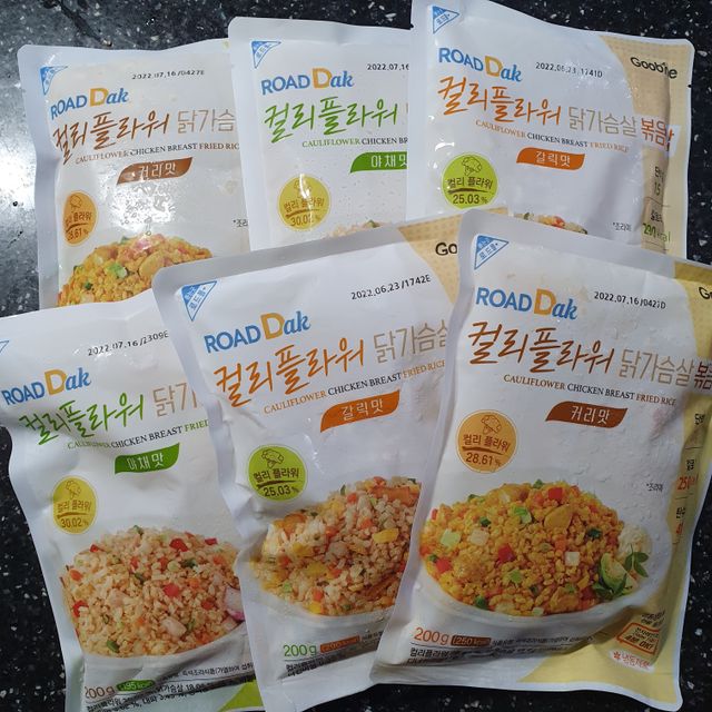 [로드몰] 컬리플라워 닭가슴살 볶음밥 리뷰 사진