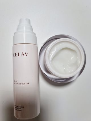 프리마인 바르기만 하면 철벽 스킨케어+24시간 마스크팩 효과. 셀라브 리제너레이팅 시스템 부스터+크림 세트 — 5점을 준 리뷰어가 2023년 4월 올린 사용 사진
