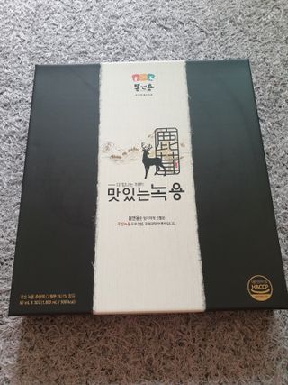 [몸엔용] 과일을 넣어 국산녹용을 맛있게 60ml x 30포 — 5점을 준 리뷰어가 2021년 6월 올린 사용 사진