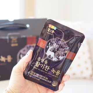 [몸엔용] 몸엔용 판매 1위 녹용 가성비 갑, 활기찬녹용 30포 — 5점을 준 리뷰어가 2021년 11월 올린 사용 사진