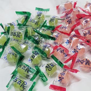 청포도캔디 복숭아캔디 — 5점을 준 리뷰어가 2022년 11월 올린 사용 사진