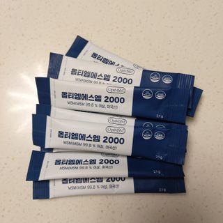 바른비타민 옵티엠에스엠2000 1박스 60포 관절 연골 복합건강기능식품 — 4점을 준 리뷰어가 2021년 6월 올린 사용 사진