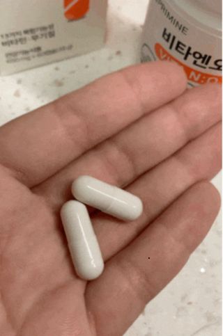 프리마인 성큼다가온 봄, 이너뷰티를 챙겨야 피부도 화사하게, 컨디션도 활기차게. 흡수율을 높인 고효율 비타민. — 5점을 준 리뷰어가 2023년 1월 올린 사용 사진