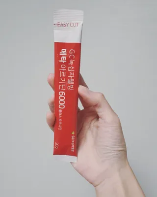 메타아르기닌 GC녹십자웰빙 메타 아르기닌 6000 플러스 오르니틴 — 5점을 준 리뷰어가 2022년 5월 올린 사용 사진