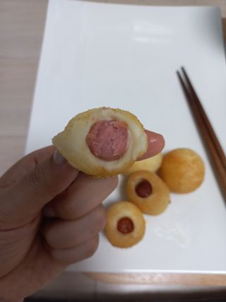 Dog&Ball 독앤볼 [Dog&Ball] 미니찹쌀볼도그 찹쌀치즈볼 — 5점을 준 리뷰어가 2021년 8월 올린 사용 사진