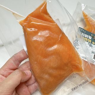 밸런스 다이어트랩 밸다랩 프리미엄 훈제연어 슬라이스 120g — 5점을 준 리뷰어가 2023년 4월 올린 사용 사진